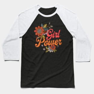 Girl Power Baseball T-Shirt